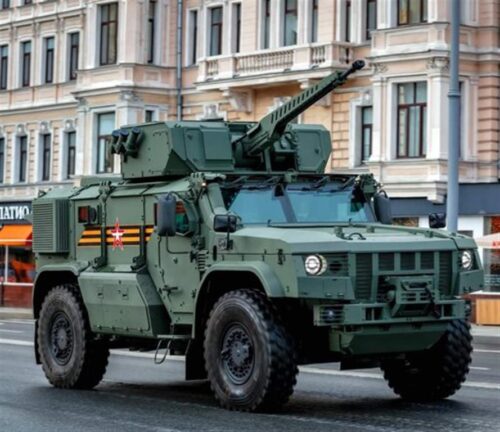 Rusia vehículo blindado