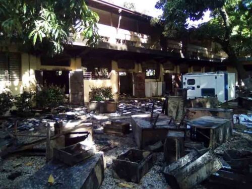 incendio-destruye-parcialmente-facultad-de-agronomia-de-haiti