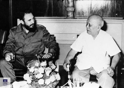 Fidel en Vietnam En conversación con presidente Ton Duc Thang
