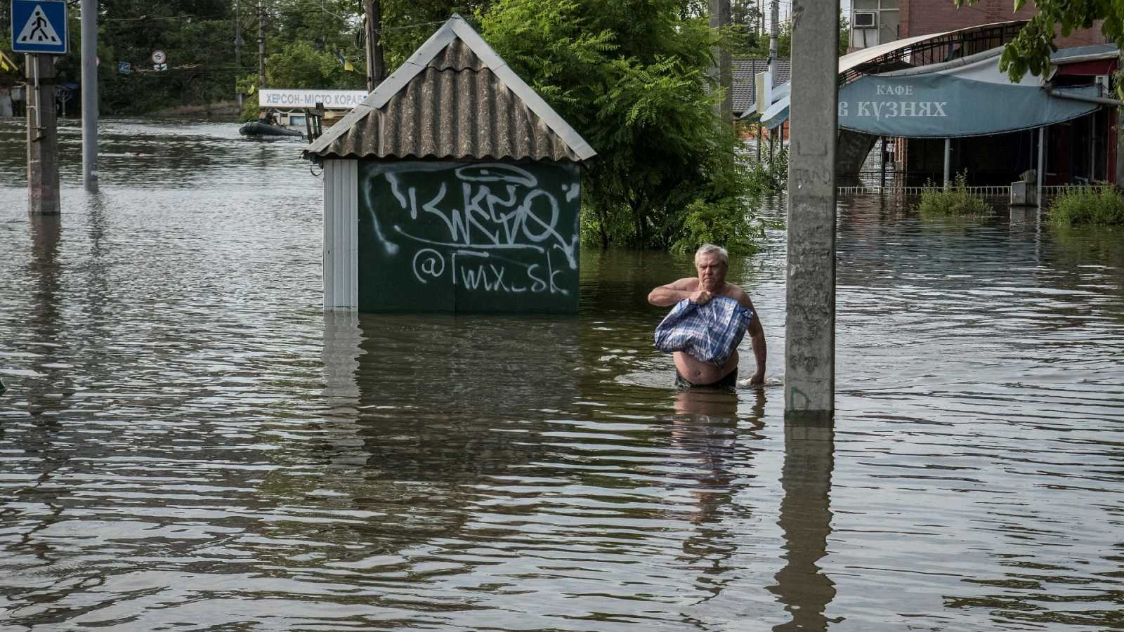 inundadas en Jersón