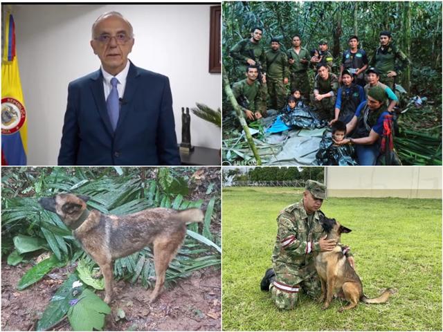 ministro-de-defensa-de-colombia-destaco-labor-de-rescate-de-ninos