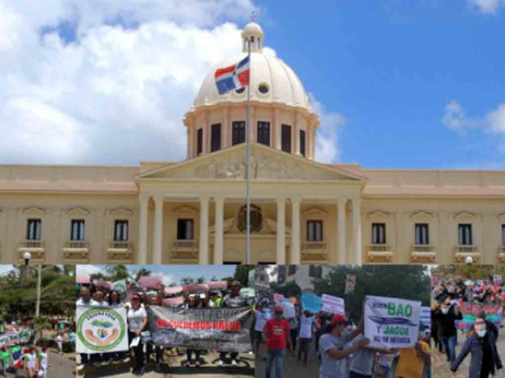 dominicanos-rechazan-frente-a-palacio-nacional-privatizacion-del-agua