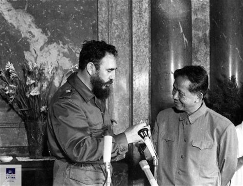 Fidel en Vietnam brindis