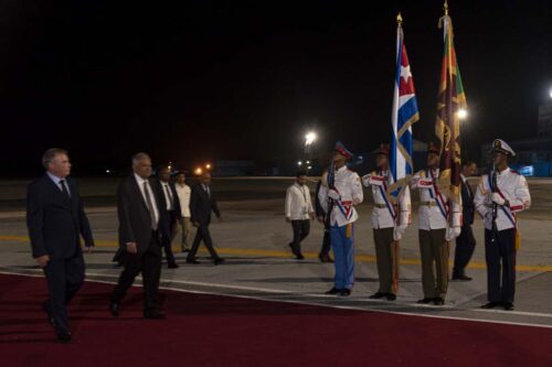 presidente-de-sri-lanka-en-cuba-para-participar-en-cumbre-del-g77