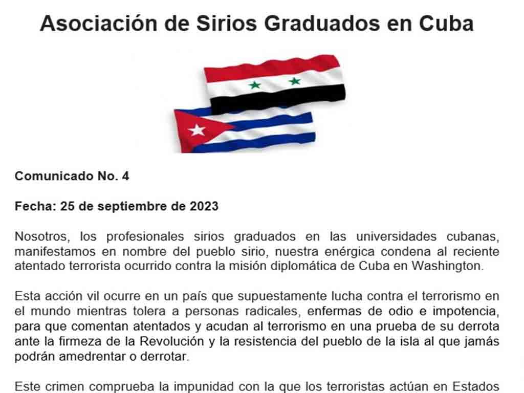 repudian-en-siria-ataque-a-embajada-cubana-en-eeuu