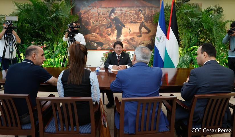 canciller-de-nicaragua-sostuvo-encuentro-con-miembro-de-la-olp