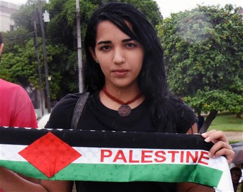 Estudiantes Cuba apoyo Palestina 3