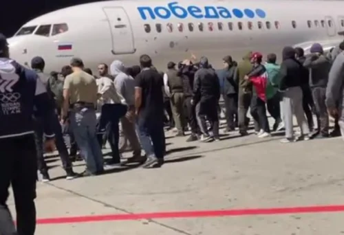 incidente en aeropuerto ruso de Majachkalá