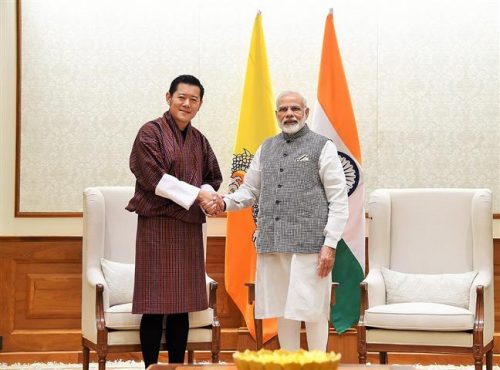 recibe-primer-ministro-de-india-a-rey-de-butan